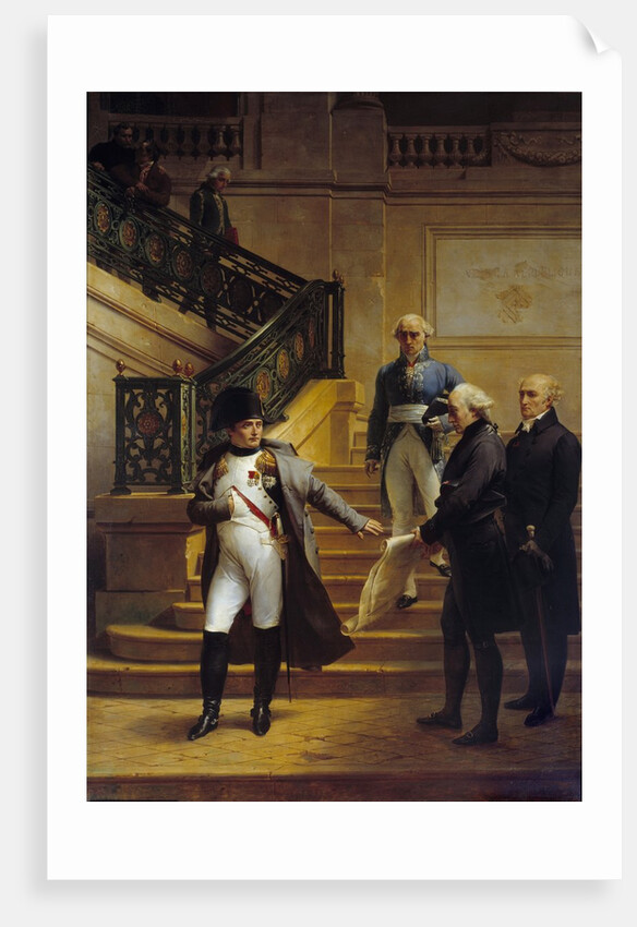 Napoleon visiting the Palais-Royal on 1807 by Merry Joseph Blond