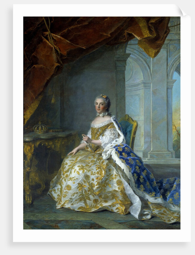 Portrait of Louise Elisabeth of France by Jean Marc Nattier