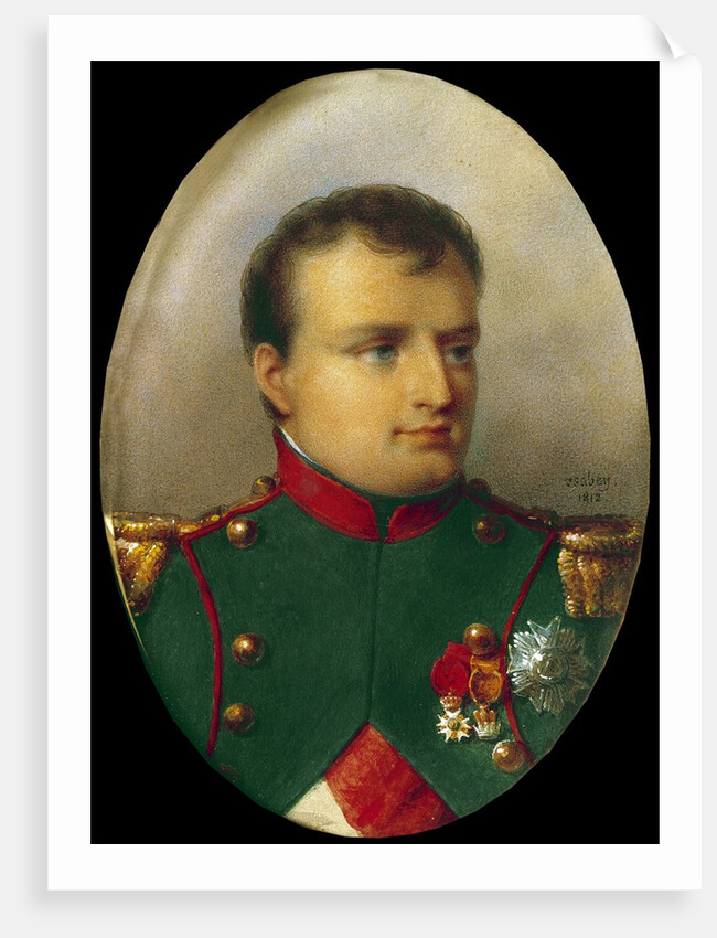 Napoleon I in the uniform of the chasseurs-a-cheval by Jean Baptiste Isabey
