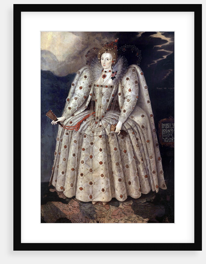 Portrait of the Queen Elizabeth Ier by Marcus Gheeraerts