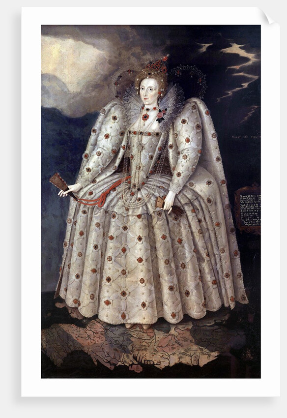 Portrait of the Queen Elizabeth Ier by Marcus Gheeraerts