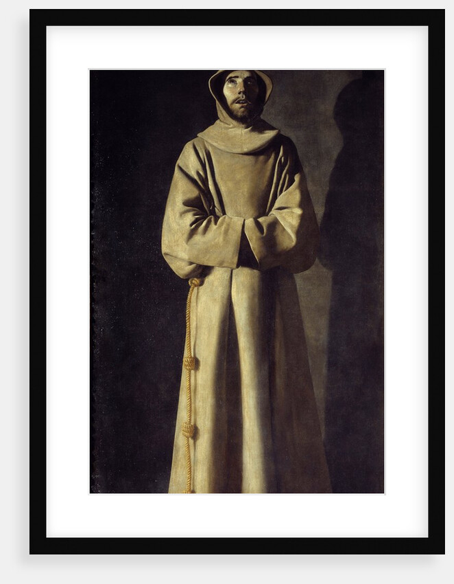 Portrait of St. Francis of Assisi by Francisco de Zurbaran