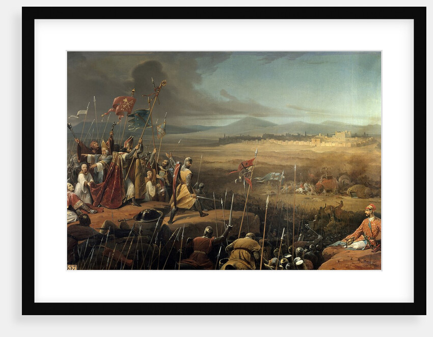Battle under the walls of Antioch by Frederic Schopin