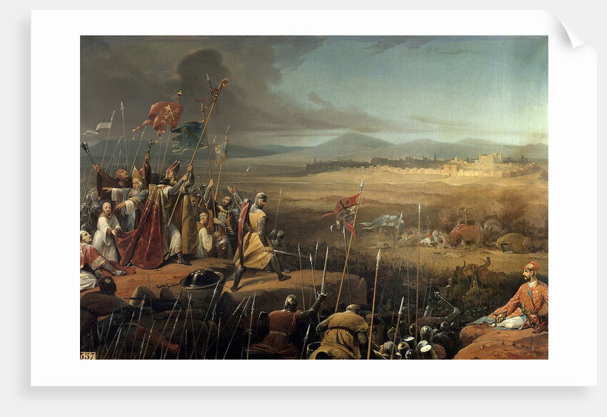 Battle under the walls of Antioch by Frederic Schopin