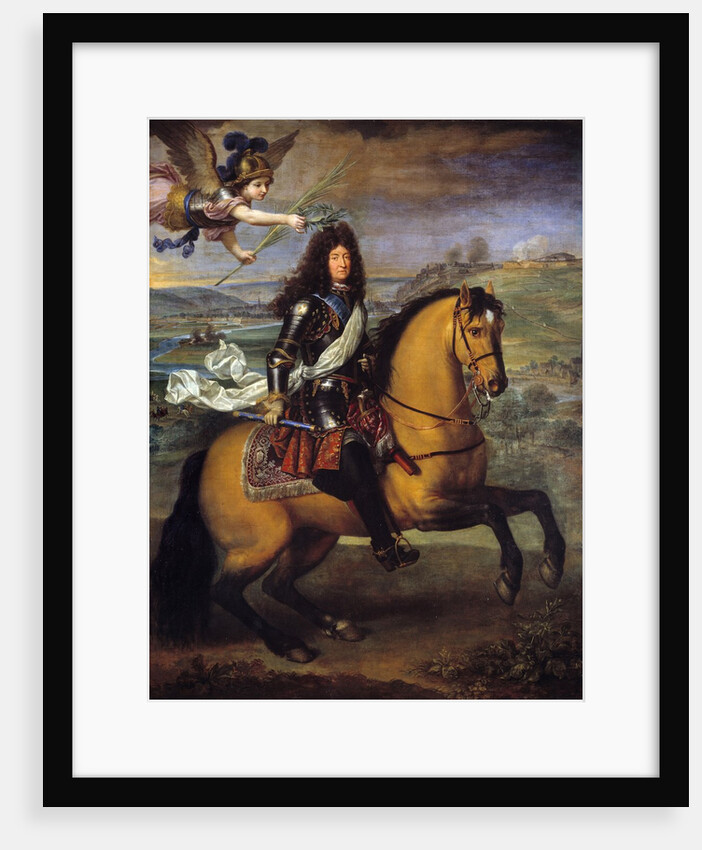 Equestrian Portrait of Louis XIV of France, by Pierre Mignard