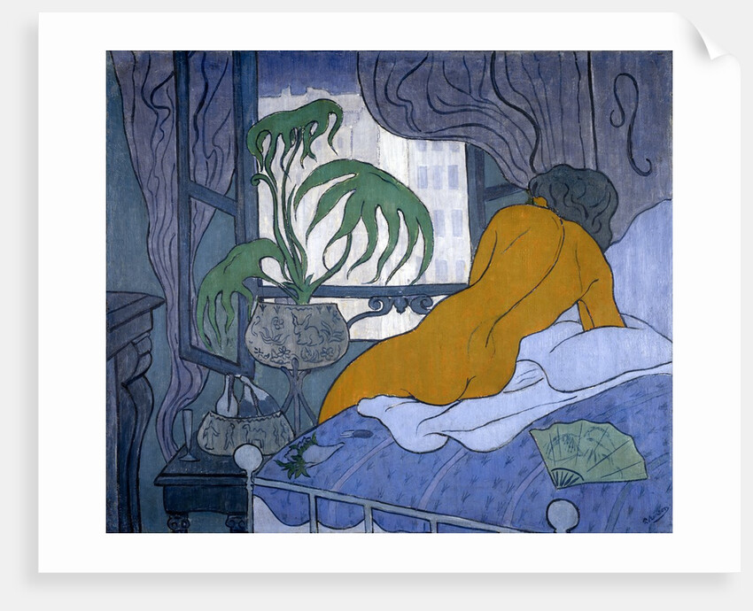 The Blue Room or Nude wih Fan by Paul Ranson