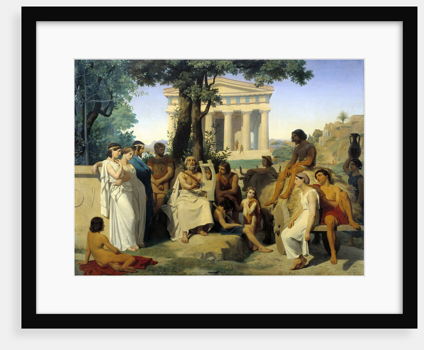 Homer by Jean Baptiste Auguste Leloir