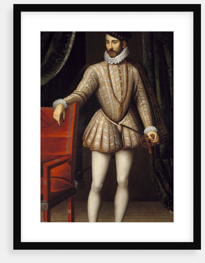 Portrait of Charles IX by Francois Clouet