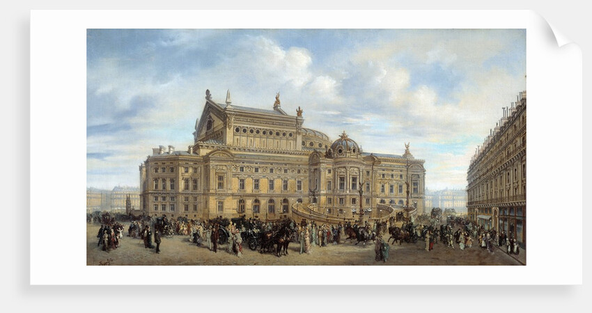 View of the Opera Garnier by Leonard Saurfelt