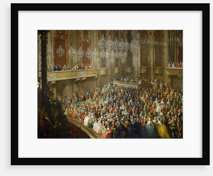 Wedding Concert for Joseph II and Isabella of Parma by Martin Meytens the Younger