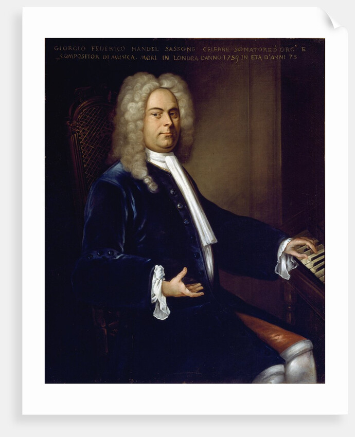 Portrait of Georg Friedrich Handel by Anonymous