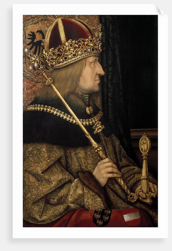 Portrait of Frederick III, Holy Roman Emperor by Hans Burgkmair the Elder