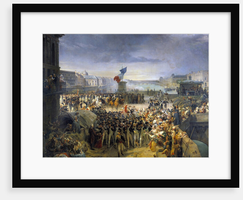 National Guard of Paris leaves for the army in September 1792 by Leon Cogniet