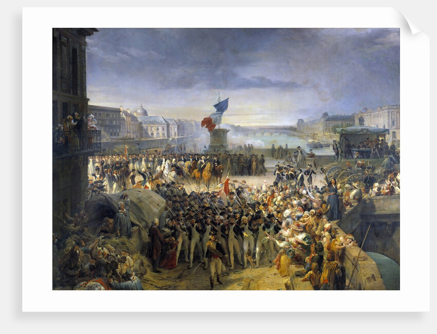 National Guard of Paris leaves for the army in September 1792 by Leon Cogniet