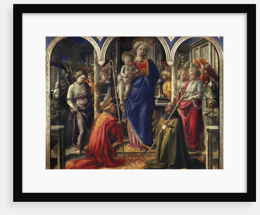 Virgin and Child with Saints Frediano and Augustine by Filippo Lippi