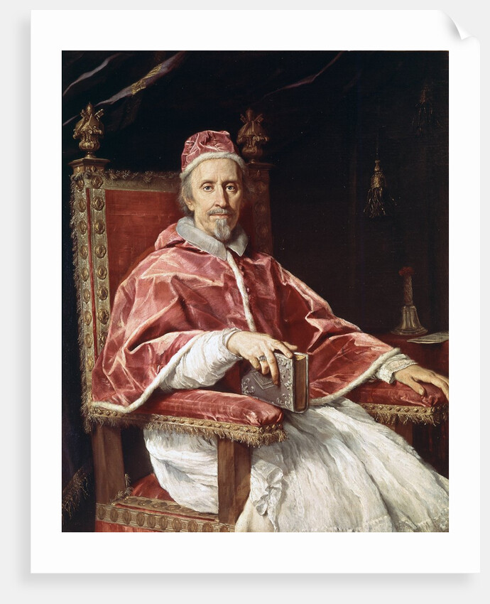Portrait of Pope Clement IX (1600-69) by Carlo Maratta