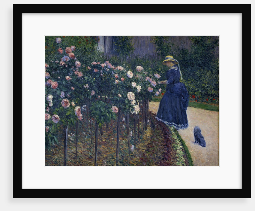 Roses in the Garden at Petit Gennevilliers by Gustave Caillebotte