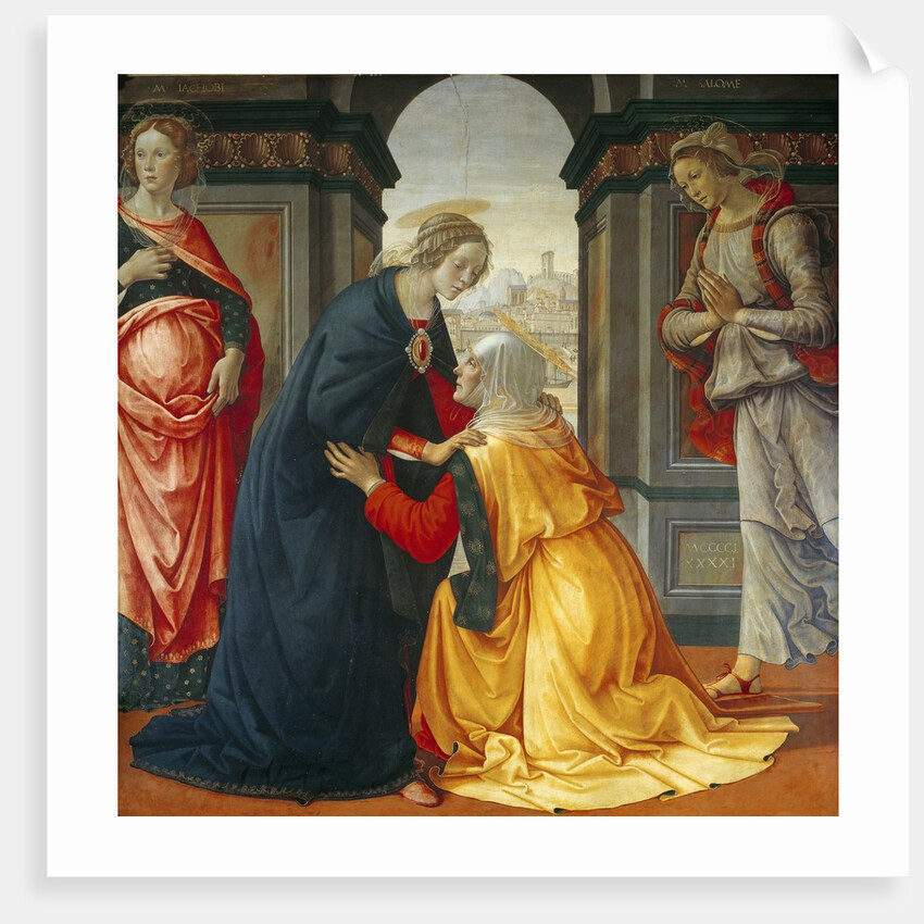 The Visitation by Domenico Ghirlandaio