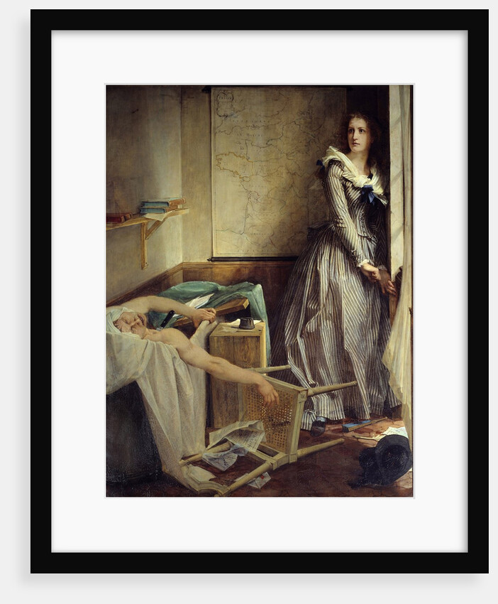 Assassination of Marat by Charlotte Corday by Paul Baudry