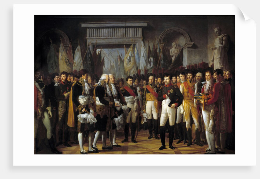 Napoleon I receives the deputies at the Royal Palace in Berlin, 1806, by Rene Berthon