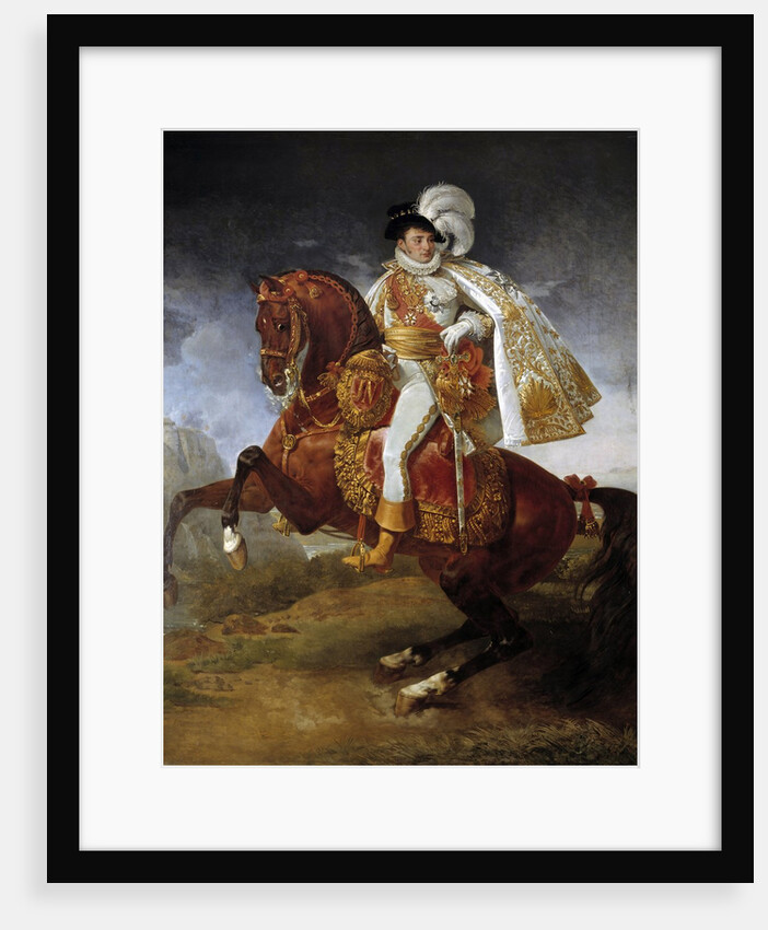 Equestrian portrait of Jerome Bonaparte by Antoine-Jean Gros