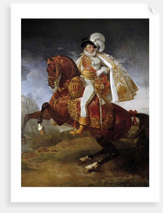 Equestrian portrait of Jerome Bonaparte by Antoine-Jean Gros