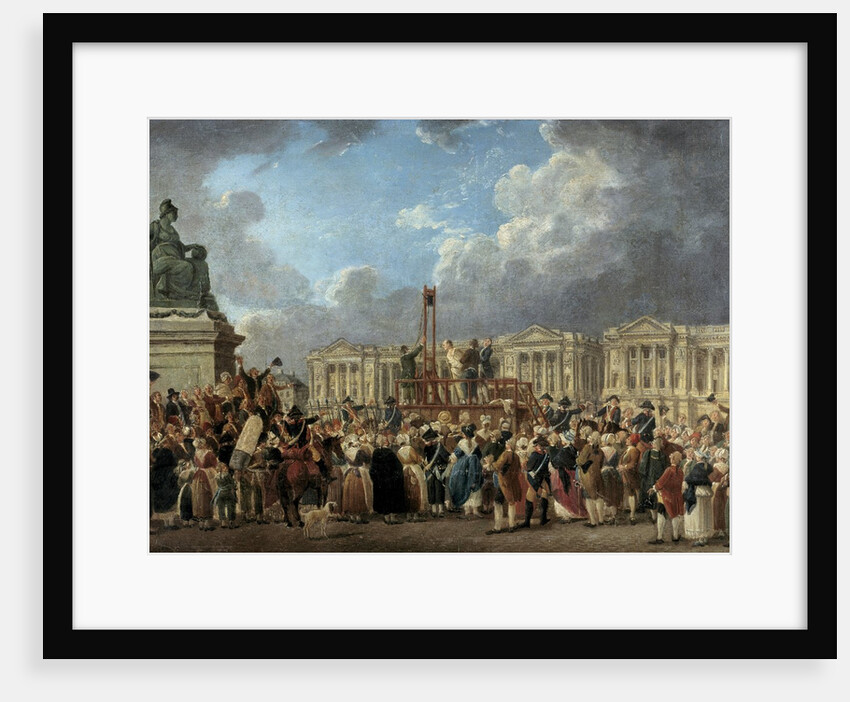 A capital execution Place de la Revolution by Pierre Demachy