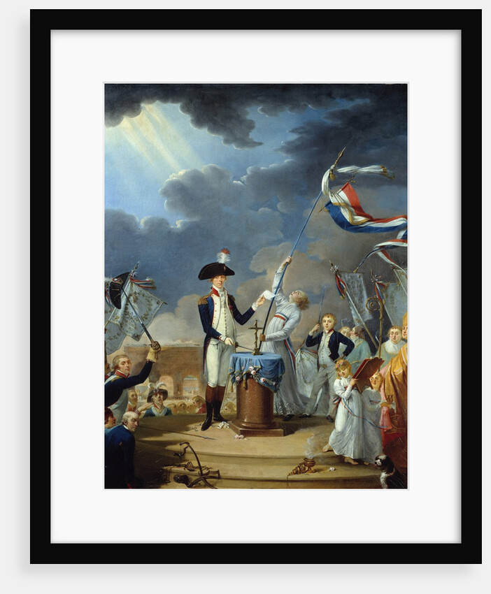 The Oath of La Fayette (Lafayette) at the Festival of the Federa by Anonymous