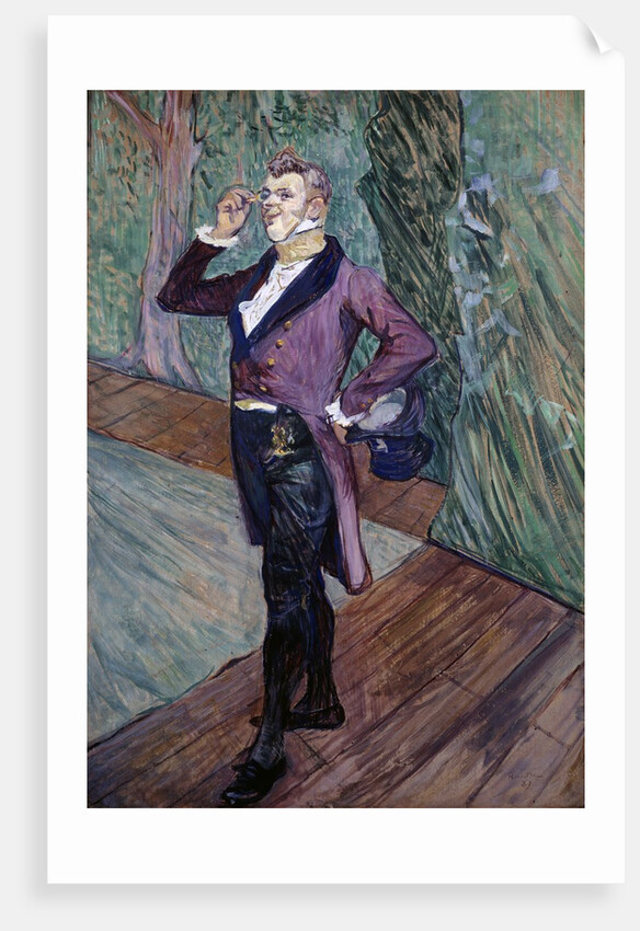 Portrait of Henry Samary of the Comedie Francaise by Henri de Toulouse-Lautrec