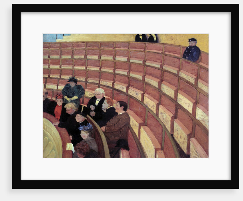 The third gallery at the Theatre du Chatelet by Felix Vallotton