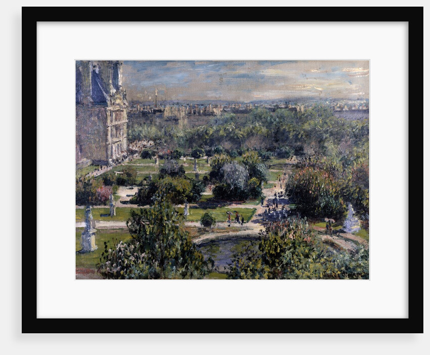 The Tuileries gardens in Paris by Claude Monet
