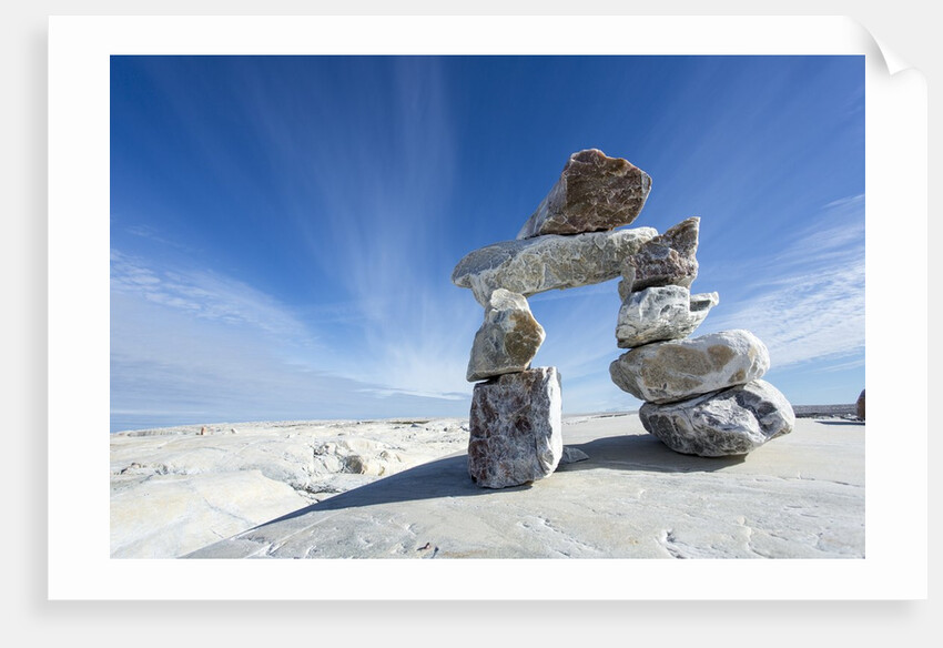 Inukshuk, Nunavut Territory, Canada by Anonymous