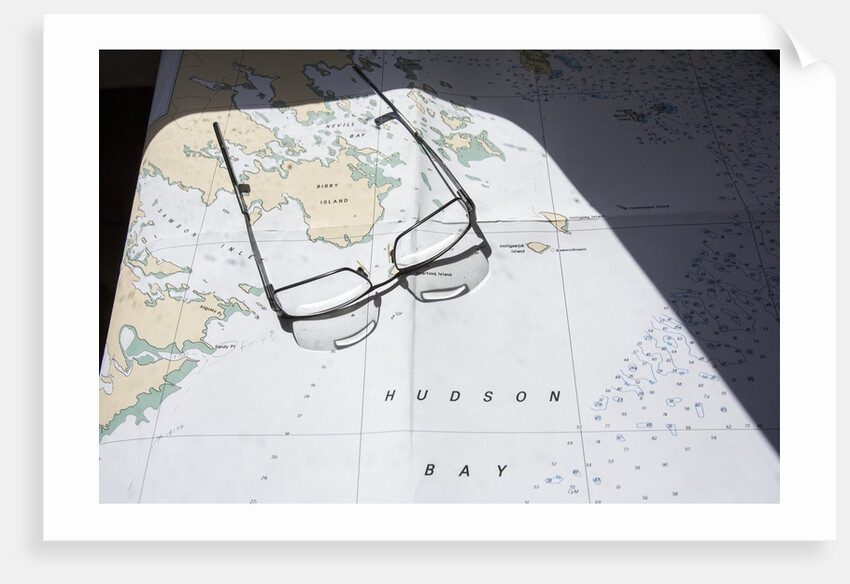 Hudson Bay Marine Chart, Canada by Anonymous