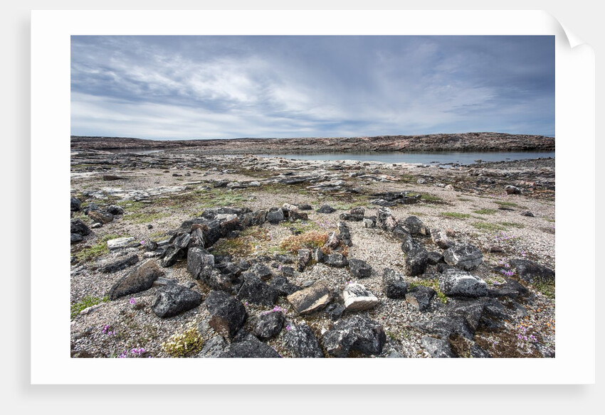 Tent Rings, Nunavut, Canada by Anonymous