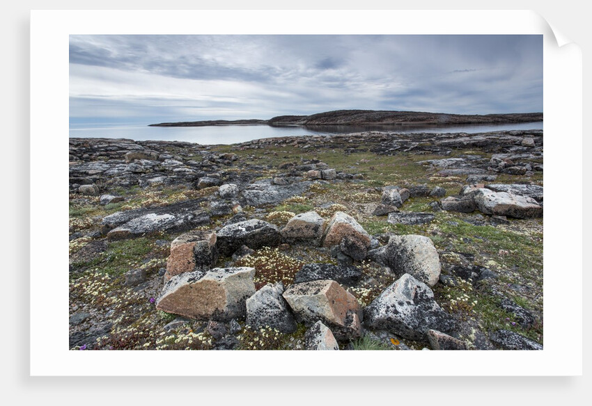 Stone Tent Rings, Nunavut, Canada by Anonymous