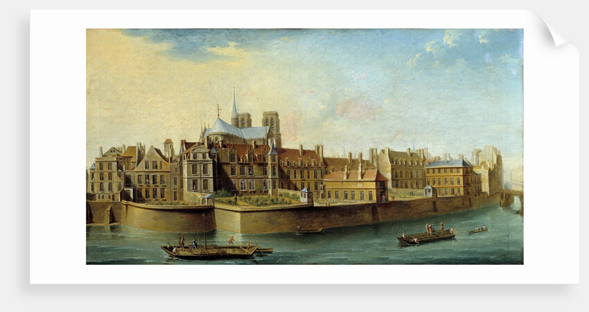 View of the Ile de la Cite by Nicolas Raguenet