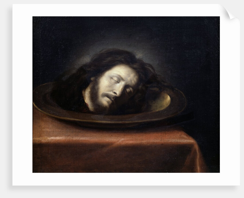 Head of Saint John the Baptist by the school of Philippe de Champaigne by Anonymous