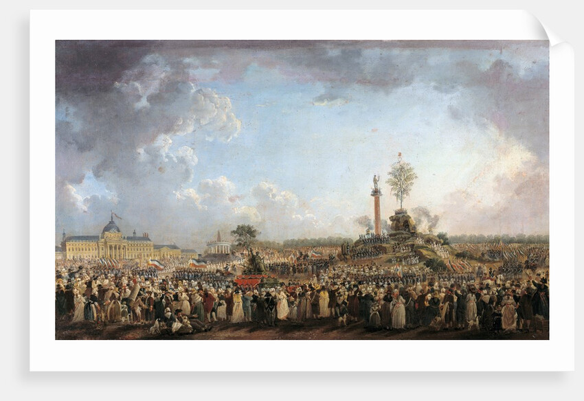 Feast of the Supreme Being at the Champ-de-Mars by Pierre Demachy