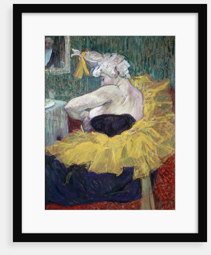 The Clowness Cha-U-Kao in a Tutu by Henri de Toulouse-Lautrec