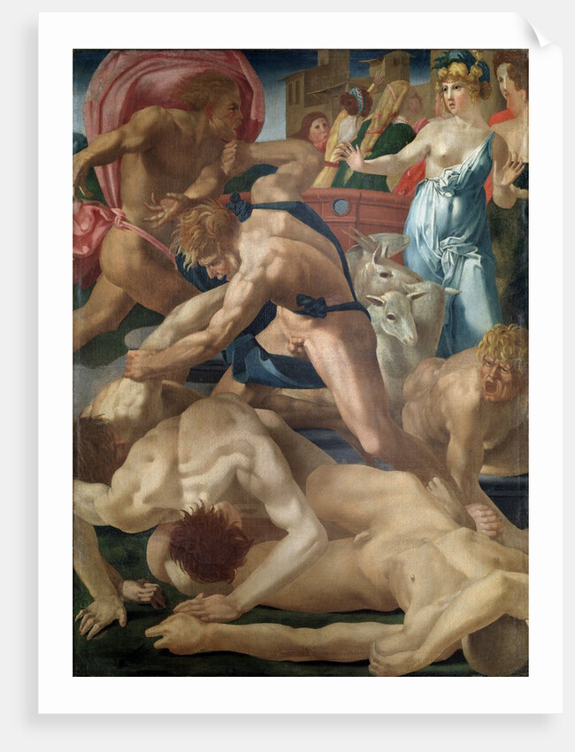 Moses Defends the Daughters of Jethro by Rosso Fiorentino