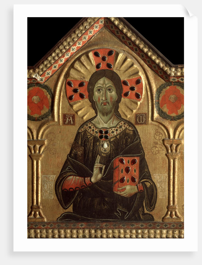 Detail of Christ the Redeemer and Four Saints by Meliore di Jacopo