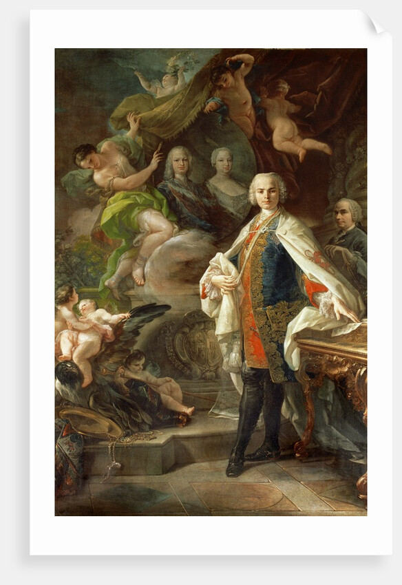 Portrait of Italian castrato singer Farinelli by Corrado Giaquinto