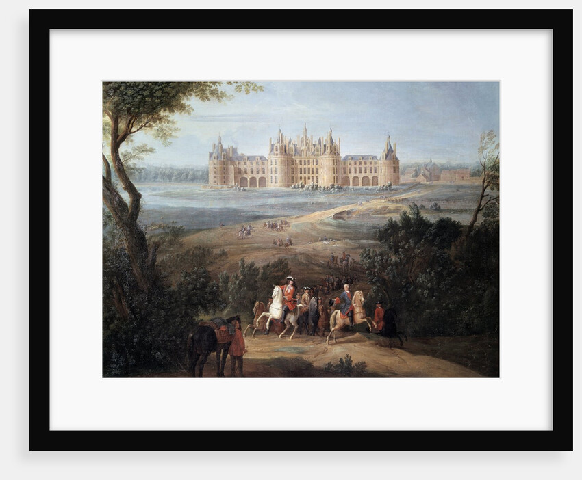View of the Chateau de Chambord by Pierre-Denis Martin