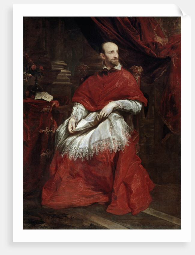 Portrait of Cardinal Guido Bentivoglio by Anthonie van Dyck