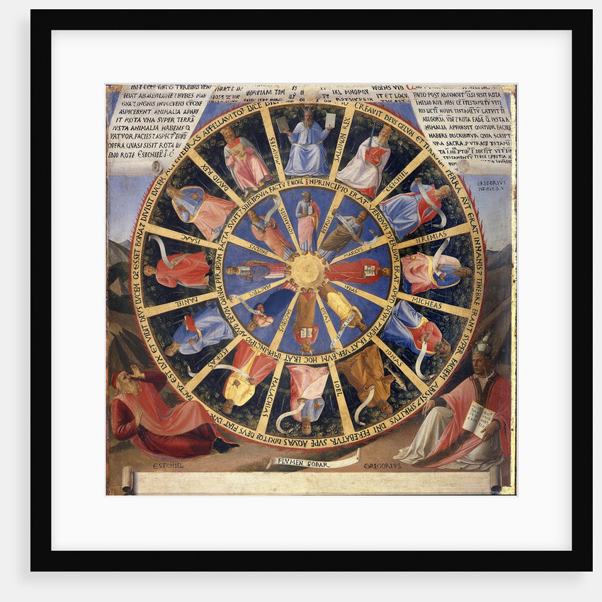 Vision of Ezekiel from the Armadio degli Argenti Painting Series by Fra Angelico