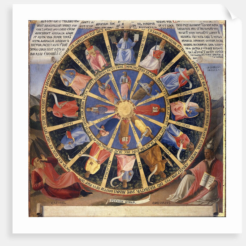 Vision of Ezekiel from the Armadio degli Argenti Painting Series by Fra Angelico