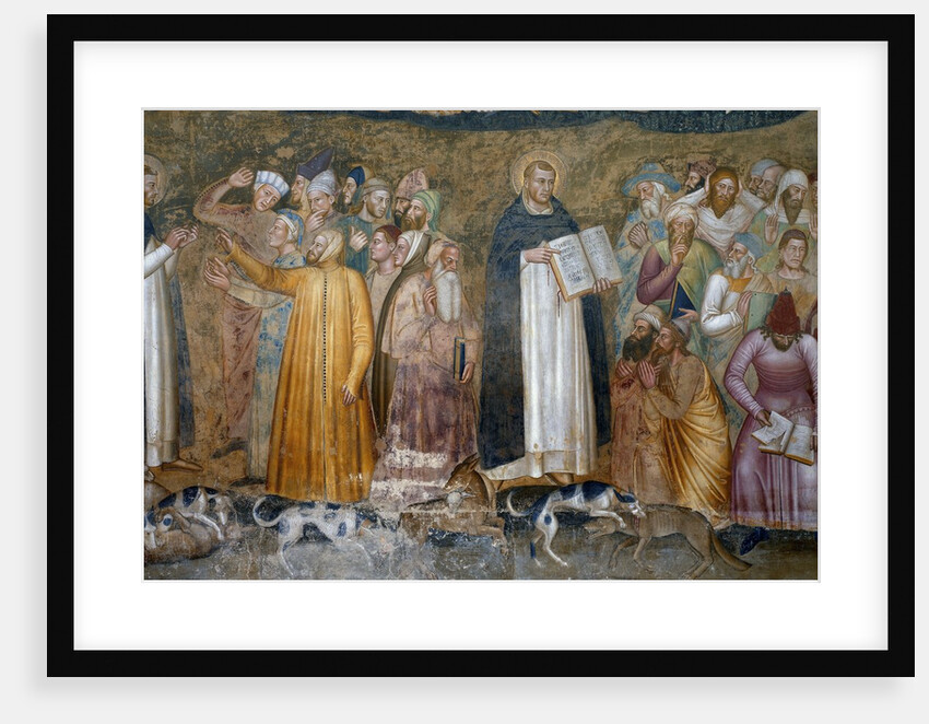 St. Thomas Aquinas and Peter confuting the heretics by Andrea di Bonaiuto