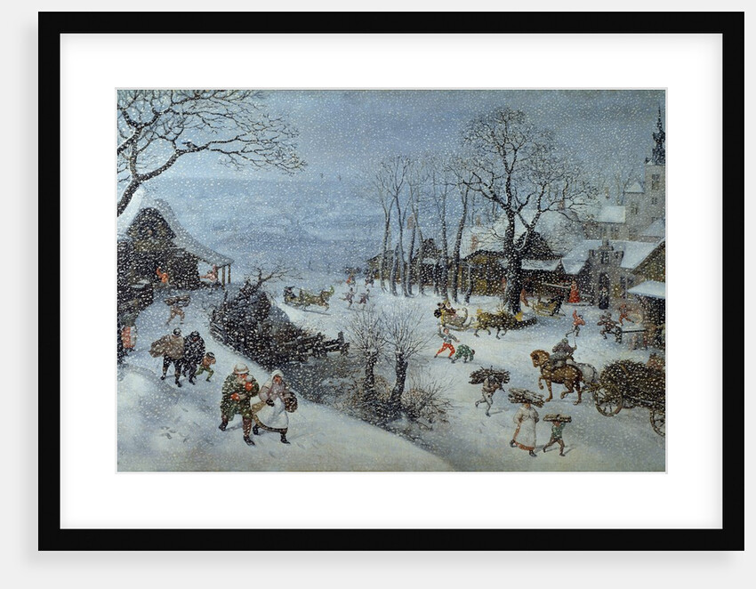 Winter Landscape by Lucas van Valckenborch