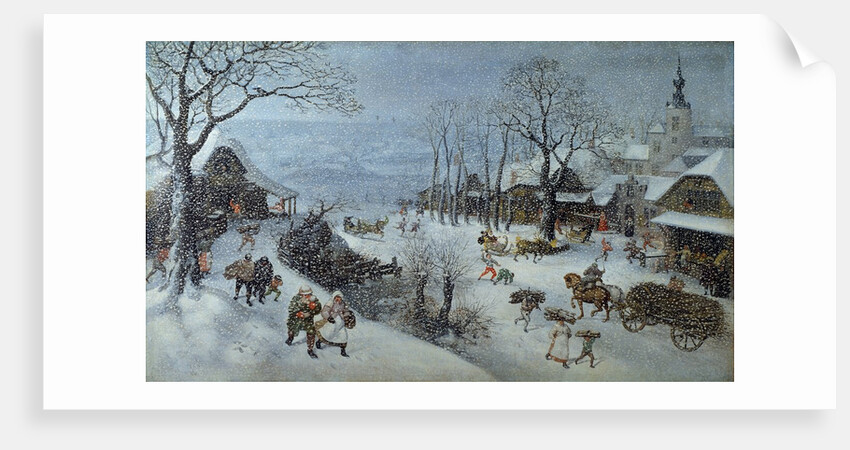 Winter Landscape by Lucas van Valckenborch