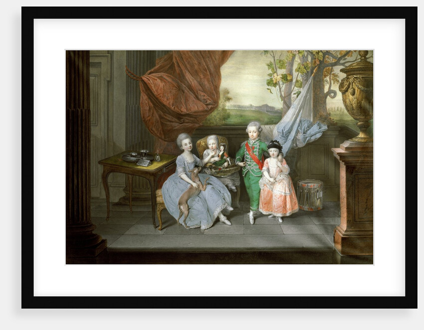 The children of Ferdinand of Parma by Johann Zoffany